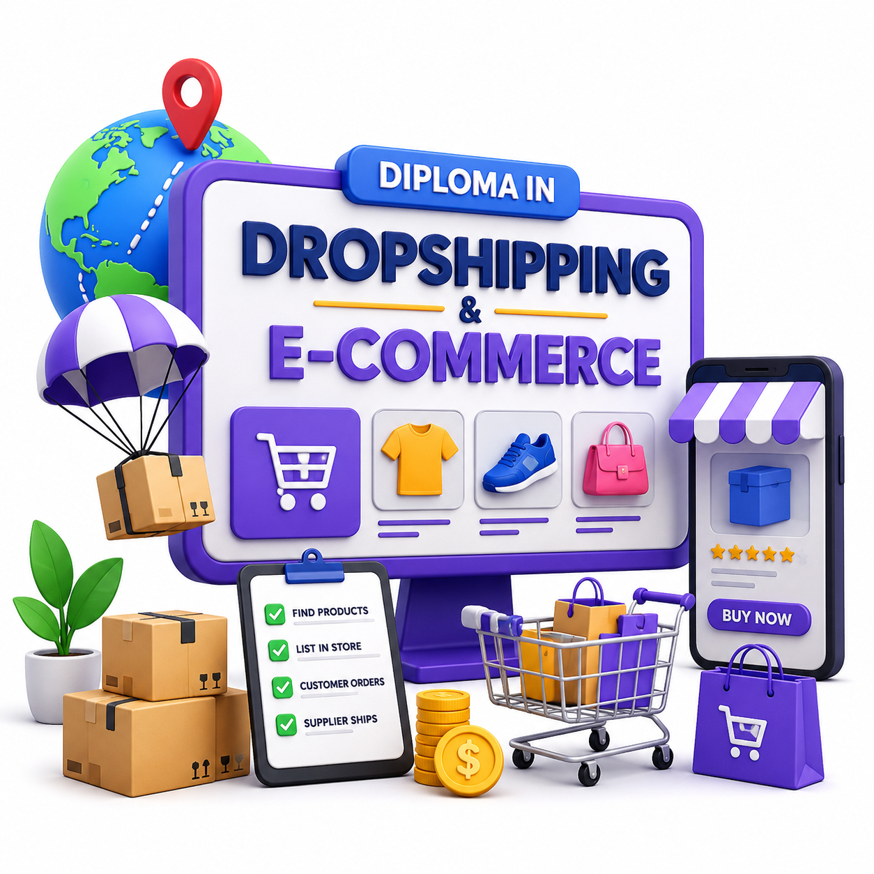 Diploma in Dropshipping & E-Commerce